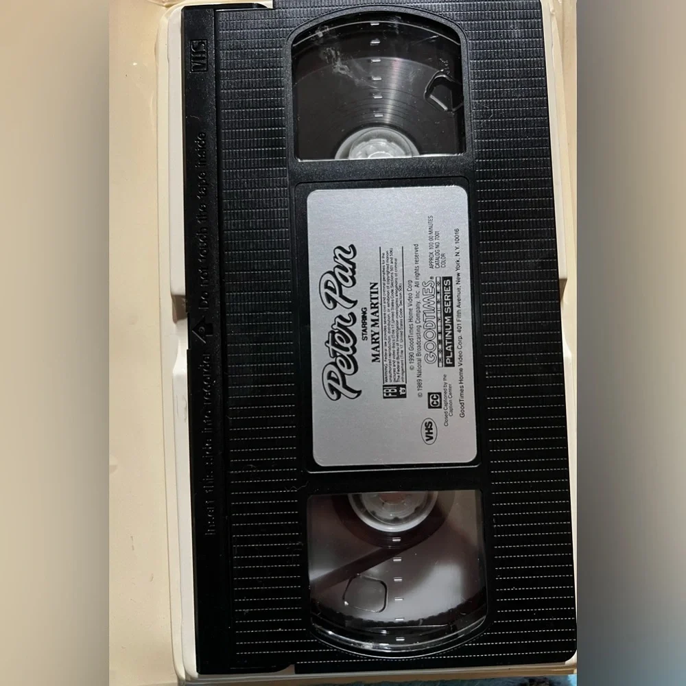 VHS PETER PAN starring Mary Martin, original family musical, collectors edition - Picture 2 of 3